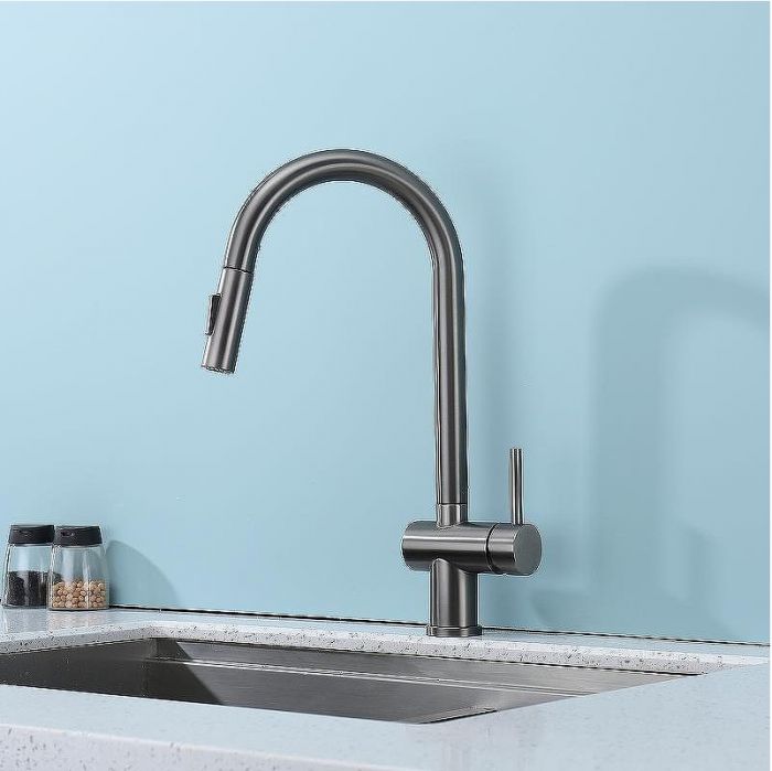 Смеситель для кухни Splenka S204.49.09 Графит матовый