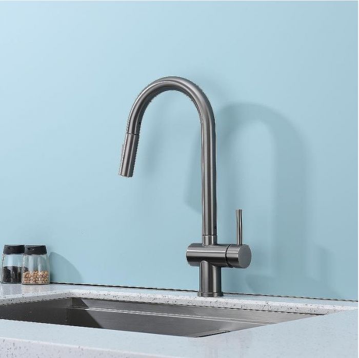 Смеситель для кухни Splenka S204.49.09 Графит матовый