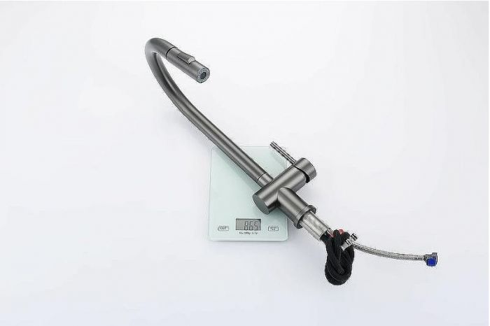 Смеситель для кухни Splenka S204.49.09 Графит матовый