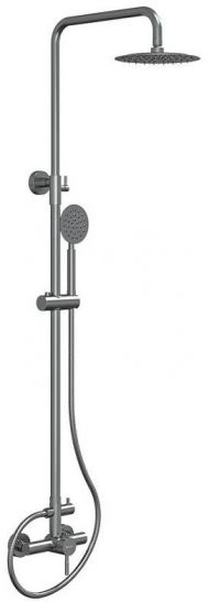 Душевая система Knotlor Streamline SS-06/1 цвет Матовая сталь