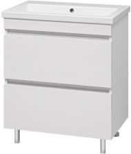 Тумба с раковиной Misty Енисей 70 УТ000015502 Белая