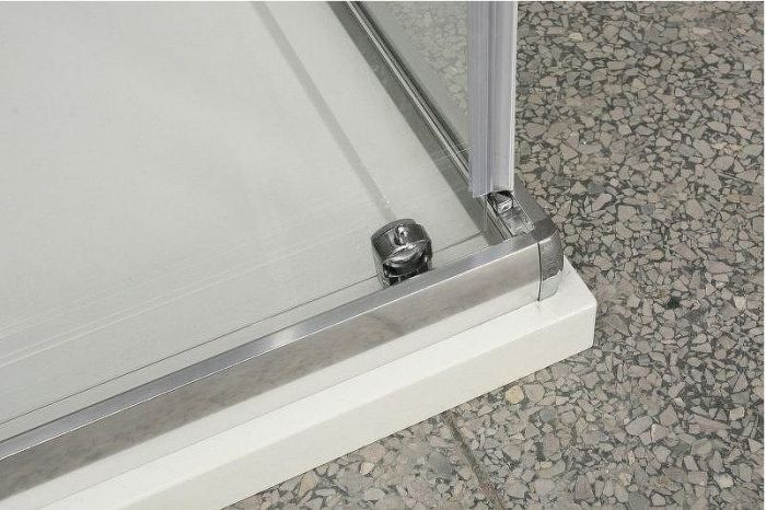 Душевой уголок BelBagno Uno 120x80 UNO-AH-1-120/80-C-Cr профиль Хром стекло прозрачное