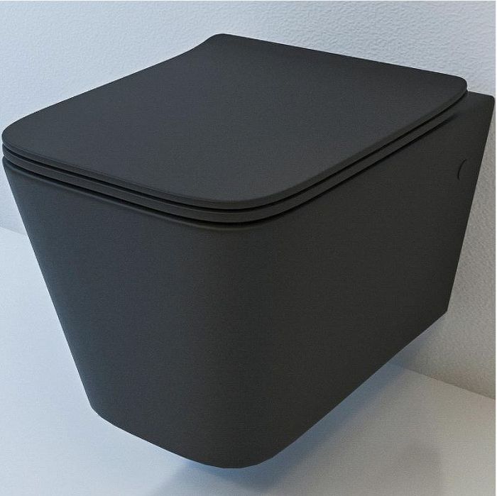 Унитаз beWash Kraft BKWHR105510 подвесной Черный матовый с сиденьем Микролифт