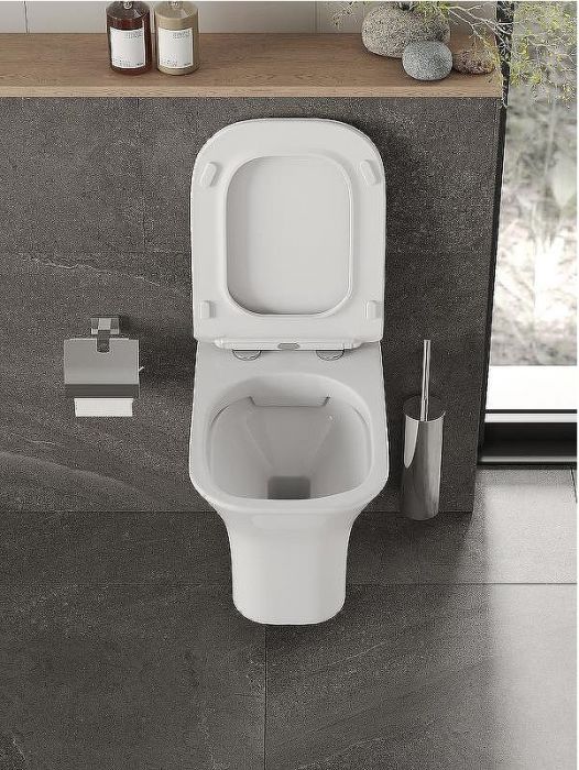 Комплект унитаза с инсталляцией Orange CI02-100W+APB200 с сиденьем Микролифт и клавишей смыва Хром глянцевый