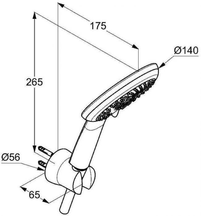 Душевой гарнитур Kludi Freshline 6795005-00 Хром