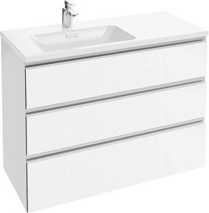 Тумба под раковину Jacob Delafon Vox 100 L EB2045-RA-N18 цвет Белый