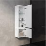 Шкаф пенал AQUAme S1 33 AQM9001WH подвесной цвет Белый глянцевый