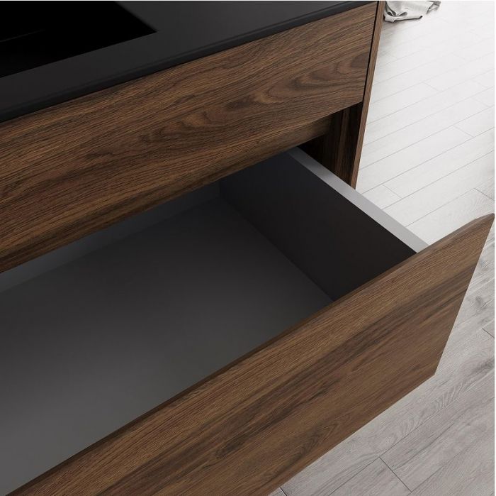 Тумба под раковину Vincea Chiara 100 VMC-2C100CO подвесная цвет C.Oak