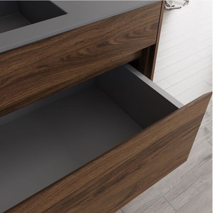 Тумба под раковину Vincea Chiara 100 VMC-2C100CO подвесная цвет C.Oak