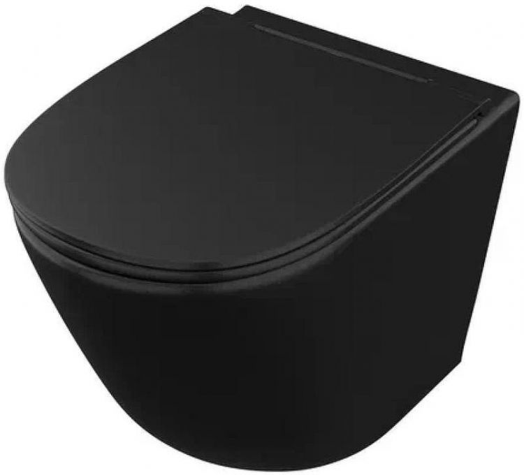 Комплект унитаза Owl 1975 Vind Cirkel-H OWLT190305 с инсталляцией Grohe Rapid SL 38721001 с сиденьем Микролифт и клавишей смыва Хром