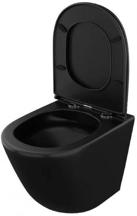 Комплект унитаза Owl 1975 Vind Cirkel-H OWLT190305 с инсталляцией Grohe Rapid SL 38721001 с сиденьем Микролифт и клавишей смыва Хром