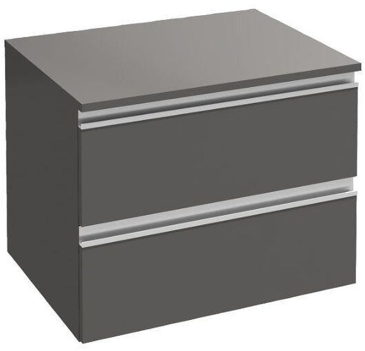 Тумба Jacob Delafon Vox 60 EB2060-RA-442 подвесная цвет Серый антрацит лак