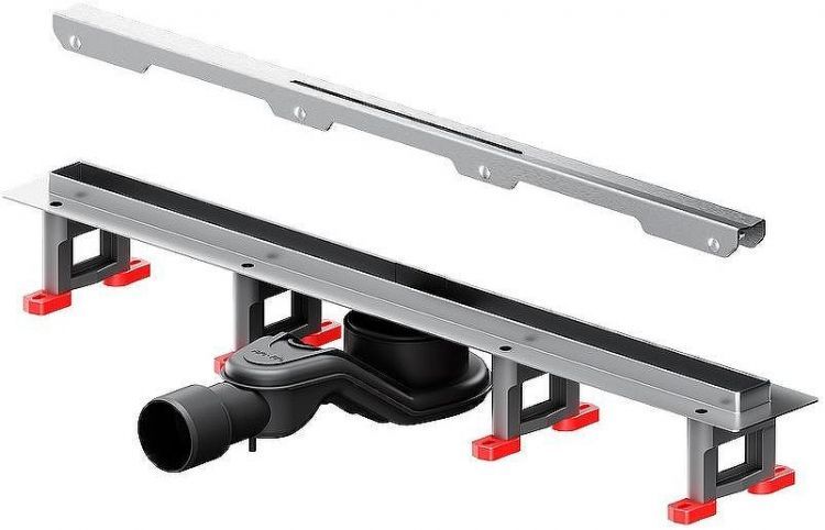 Душевой лоток AM.PM MasterFlow 60 W01SC-S11-060-05SB с решеткой Хром матовый Slim line