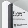 Душевой уголок WasserKRAFT Elbe 90x80 74P20 профиль Черный стекло прозрачное