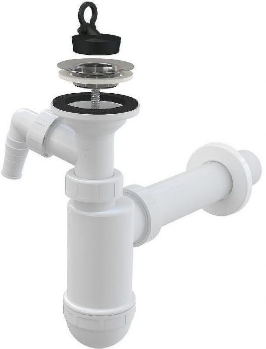 Сифон для раковины Alcaplast A41P Хром