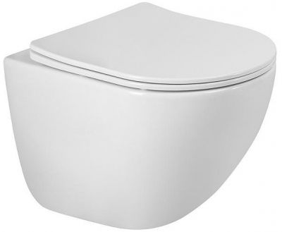 Унитаз BelBagno Amanda BB051CH-TOR-FC/SC подвесной цвет Белый с сиденьем Микролифт
