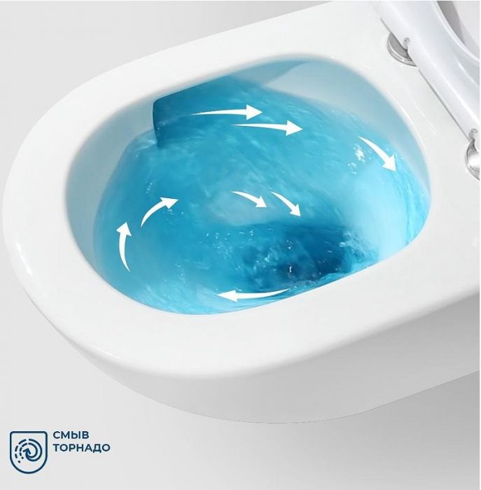Унитаз BelBagno Amanda BB051CH-TOR-FC/SC подвесной цвет Белый с сиденьем Микролифт