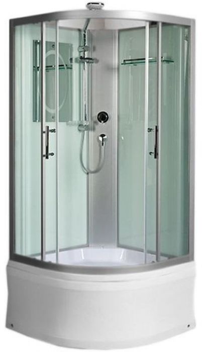 Душевая кабина WeltWasser WW500 Halle 901 90x90 10000003239 профиль Хром стекло прозрачное
