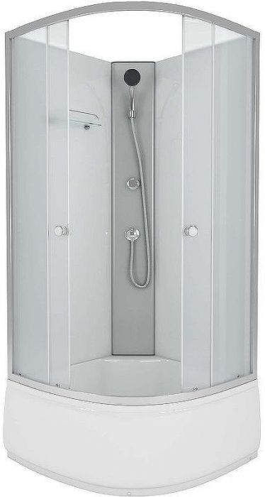 Душевая кабина Niagara Eco 90x90 E90/40/MT/BK без гидромассажа