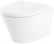 Унитаз Lavinia Boho Biore Rimless 3304003R подвесной цвет Белый глянцевый с сиденьем Микролифт