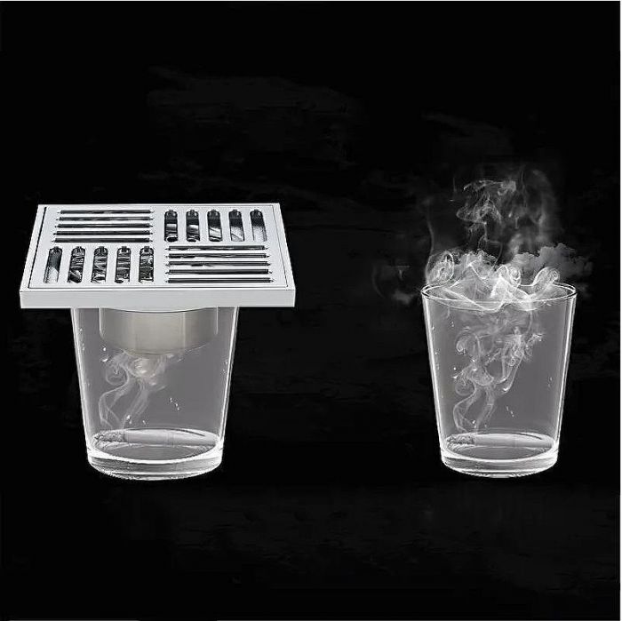 Душевой трап Gappo G81051 с решеткой Хром