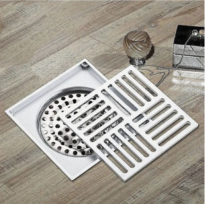 Душевой трап Gappo G81051 с решеткой Хром