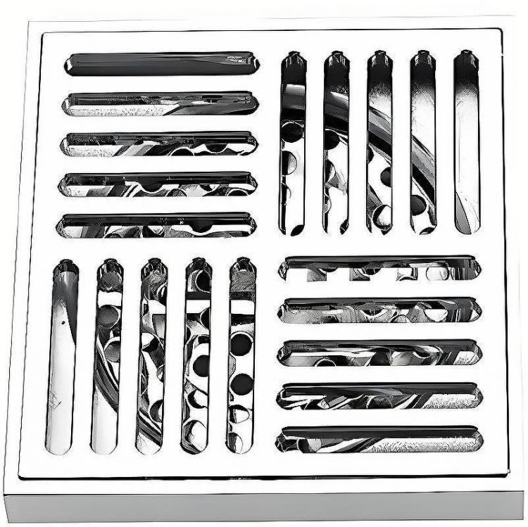 Душевой трап Gappo G81051 с решеткой Хром Душевой трап Gappo G81051 с решеткой Хром