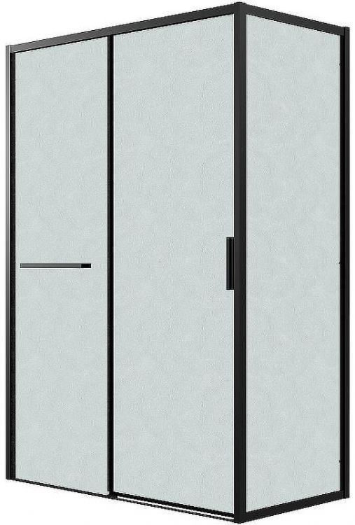 Душевой уголок Grossman Style 130х90 120.K33.05.1390.21.02 профиль Черный матовый стекло шиншилла