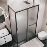 Душевой уголок Grossman Style 130х90 120.K33.05.1390.21.02 профиль Черный матовый стекло шиншилла
