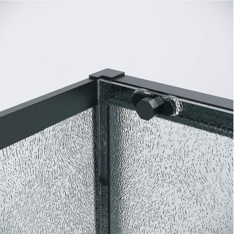 Душевой уголок Grossman Style 130х90 120.K33.05.1390.21.02 профиль Черный матовый стекло шиншилла