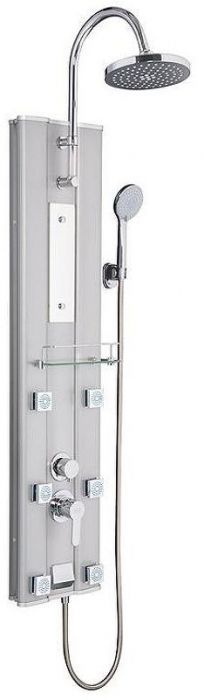 Душевая панель River 09 10000002452 Матовый хром