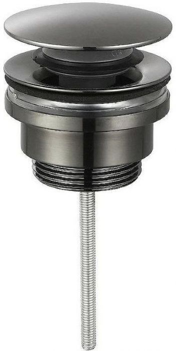 Донный клапан AQUAme AQM7003GM click-clack Оружейный металл