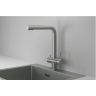 Смеситель для кухни Granula Kitchen Space 7011 цвет Сталь матовая