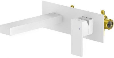 Смеситель для раковины Timo Selene 2071/16SM Белый матовый