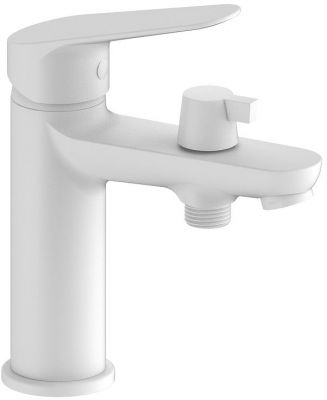 Смеситель на борт ванны ESKO Kazan White KZ53W цвет Белый матовый