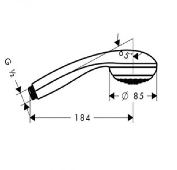Hansgrohe Crometta 85 1jet Ручной душ, цвет: хром