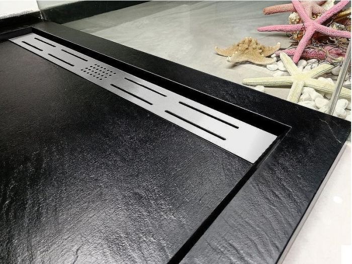 Душевой поддон из искусственного камня WeltWasser WW TRS 12080 STONE-BL 120x80 10000004381 Черный