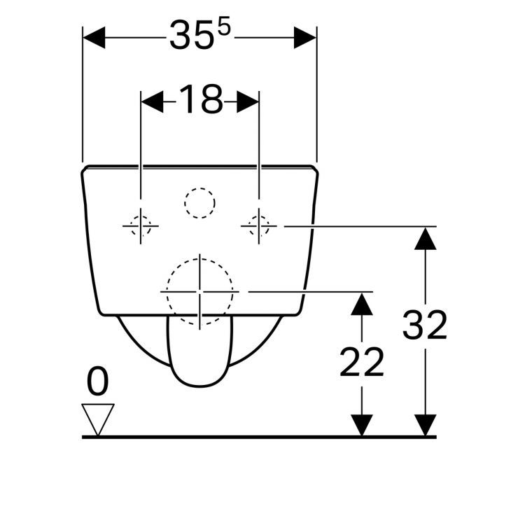 Унитаз подвесной Geberit iCon XS, 204070000