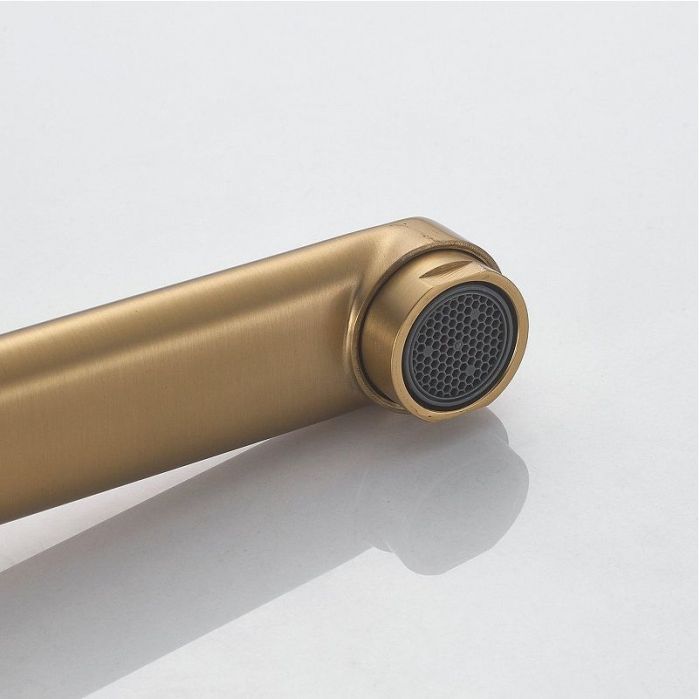 Смеситель для ванны Shevanik S9922G универсальный цвет Золотой сатин