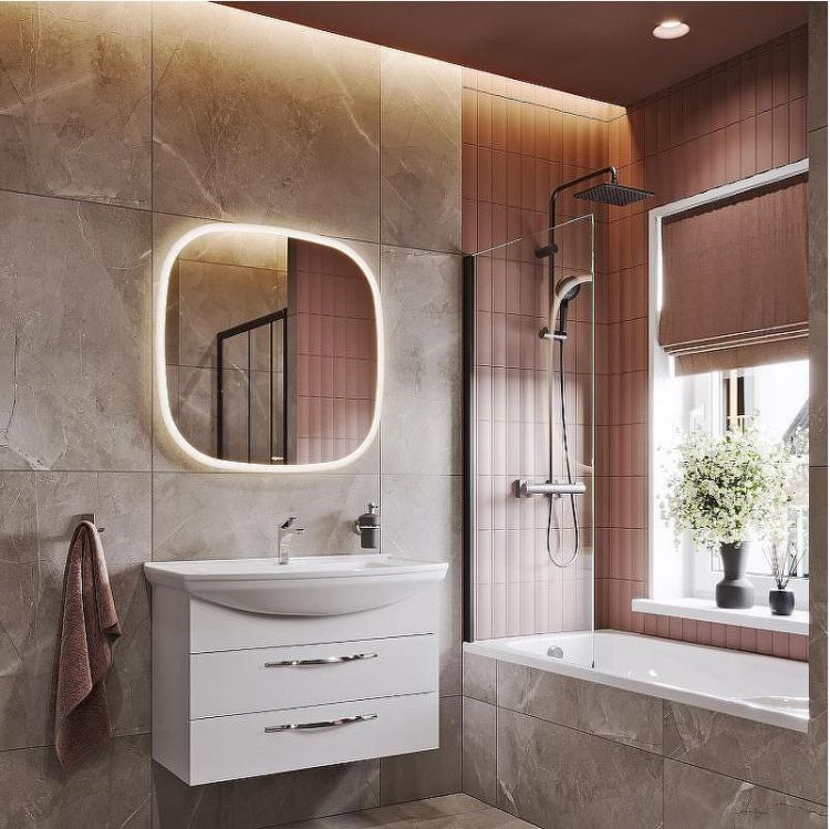 Зеркало Aqwella Aura A 100 AUR0210AH с подсветкой с бесконтактным выключателем Зеркало Aqwella Aura A 100 AUR0210AH с подсветкой с бесконтактным выключателем