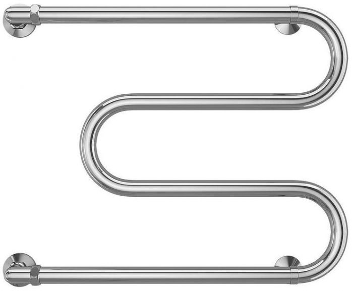 Водяной полотенцесушитель Terminus М-образный (1) 600х500 4620768881190 цвет Хром, боковое подключение, G 1" НР