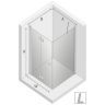 Душевой уголок New Trendy New Soleo Chrome 70х100 L D-0147A/D-0089B профиль Хром стекло прозрачное