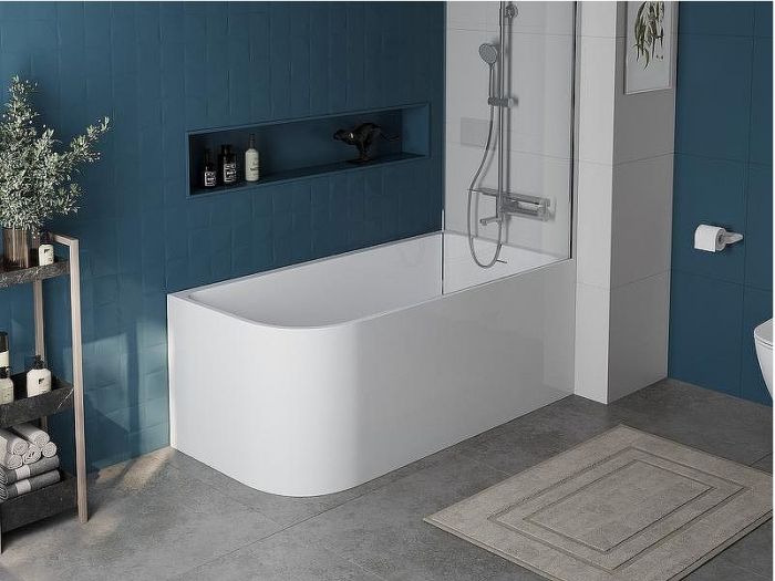 Акриловая ванна BelBagno 170x73 R BB712-1700-730-R без гидромассажа