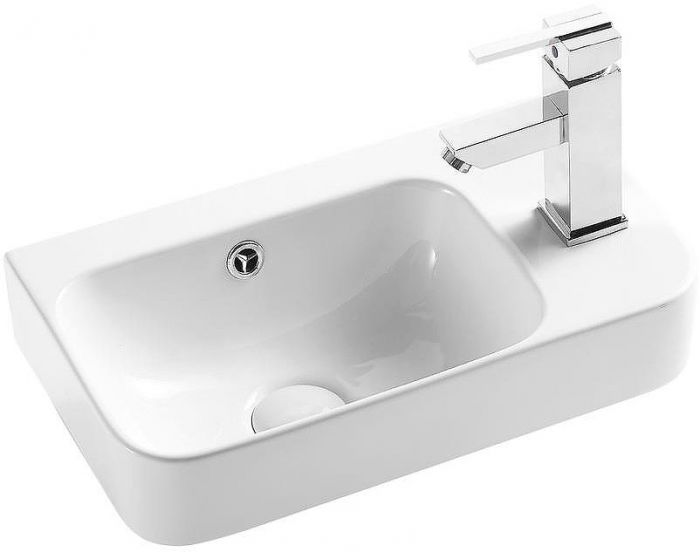 Раковина WeltWasser Aisbach 5117 R 45 10000003971 Белый глянец