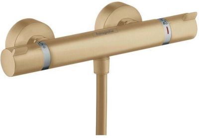 Hansgrohe Ecostat Смеситель для душа, настенный, термостатический, цвет: шлифованная бронза