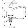 Hansgrohe Logis, Смеситель для кухни, Цвет: хром