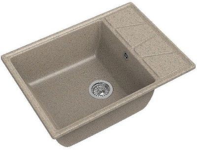 Кухонная мойка GranFest Vertex GF-V-680L Песочная