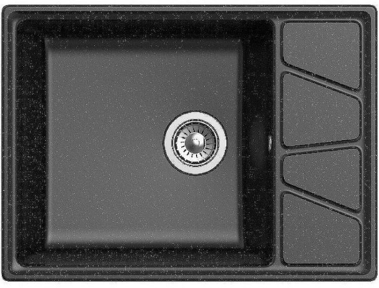 Кухонная мойка GranFest Vertex GF-V-680L Черный