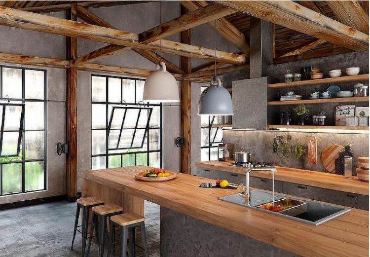 Кухонная мойка Alveus Granital Intermezzo 130 Concrete G81 780x480x200 1119692 Бетон