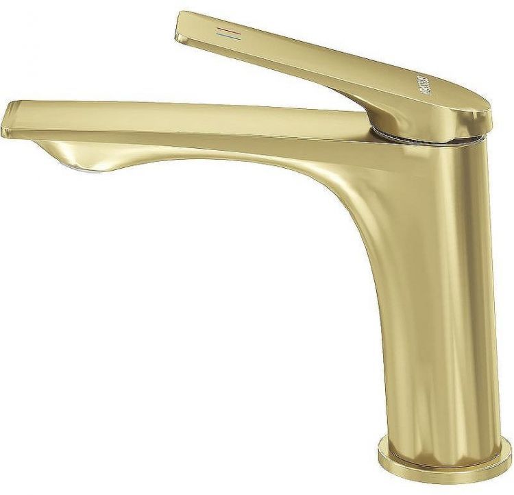 Смеситель для раковины Grossman Galaxy 510.K35.01.320 Золото брашированное Смеситель для раковины Grossman Galaxy 510.K35.01.320 Золото брашированное